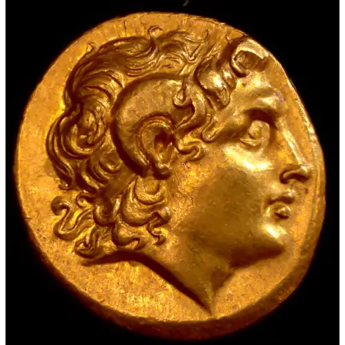 AV Stater from Thrace, Byzantion minted in the name of Lysimachos.
HGC 3, 1374 (3)