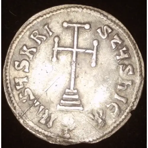 Basil I 'the Macedonian', AR Miliaresion