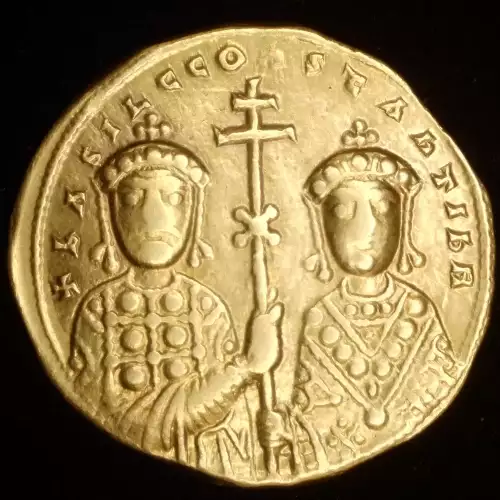 Basil II w/ Constantine VIII, AV Tetarteron Nomisma (2)