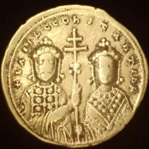 Basil II w/ Constantine VIII, AV Tetarteron Nomisma