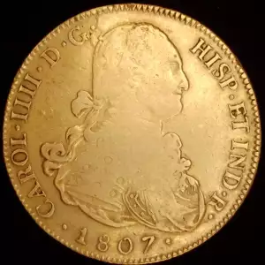 BOLIVIA Gold 8 ESCUDOS