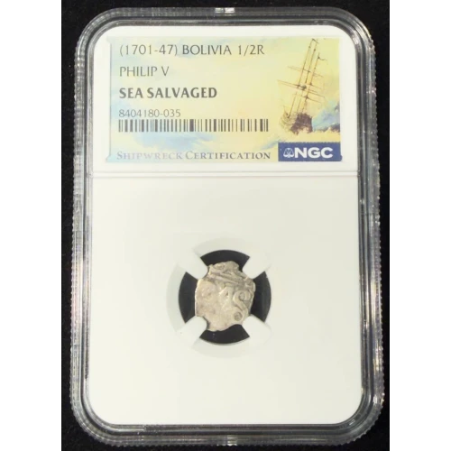 BOLIVIA Silver 1/2 REAL (3)