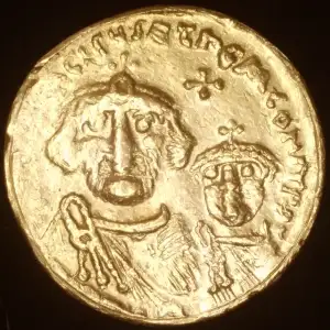 Byzantine AV Solidus Heraclius & Her.Constantine