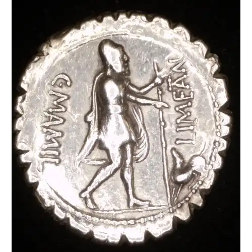 C. Mamilius Limetanus, AR Serrate Denarius