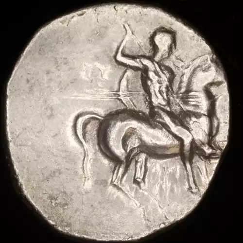 Calabria, Tarentum, AR Didrachm