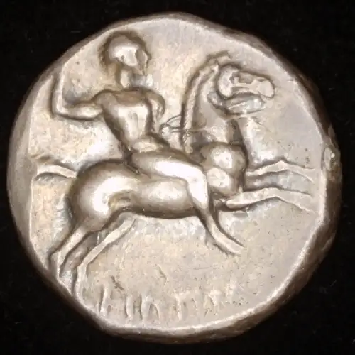 Calabria, Tarentum, AR Didrachm