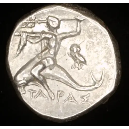Calabria, Tarentum, AR Didrachm (2)