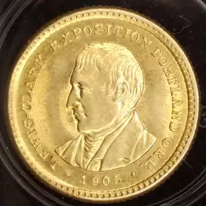 Classic Commemorative Gold--- Lewis and Clark Exposition 1904-1905 -Gold- 1 Dollar (2)