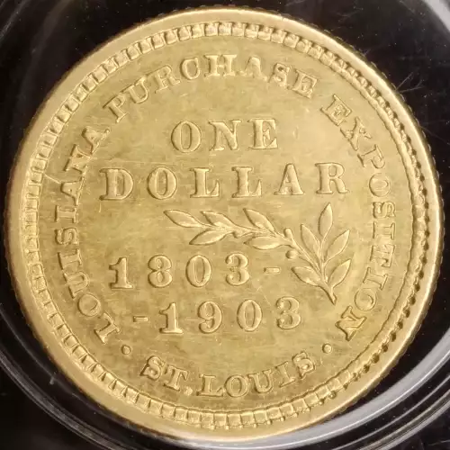 Classic Commemorative Gold--- Louisiana Purchase Exposition 1903-Gold- 1 Dollar (2)