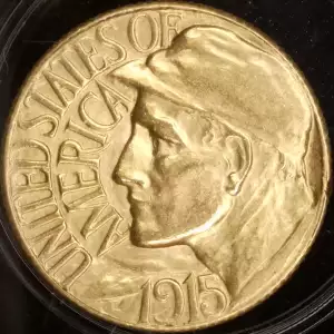 Classic Commemorative Gold--- Panama - Pacific Exposition 1915 -Gold- 1 Dollar (2)