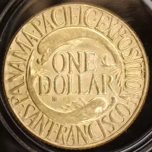 Classic Commemorative Gold--- Panama - Pacific Exposition 1915 -Gold- 1 Dollar