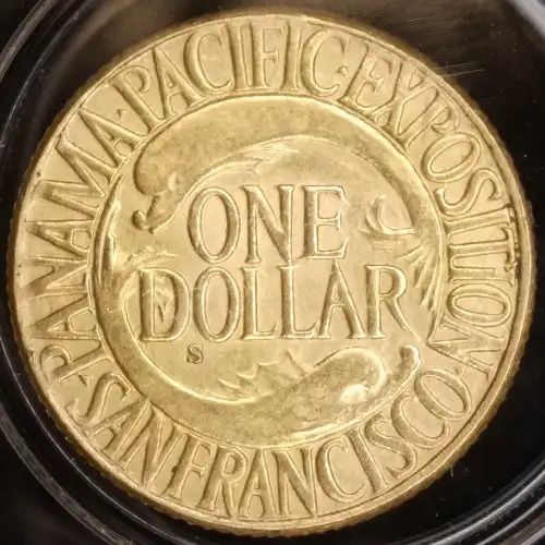 Classic Commemorative Gold--- Panama - Pacific Exposition 1915 -Gold- 1 Dollar