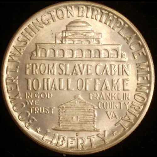 Classic Commemorative Silver--- Booker T. Washington Memorial 1946-1951-Silver- 0.5 Dollar (2)