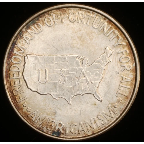 Classic Commemorative Silver---Carver/Washington Commemorative 1951-1954-Silver- 0.5 Dollar (2)