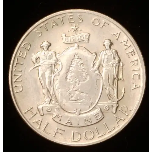 Classic Commemorative Silver--- Maine Centennial 1920-Silver- 0.5 Dollar