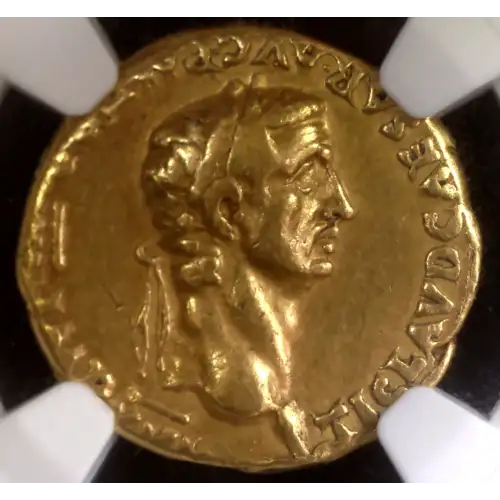 Claudius, AV Aureus NGC VF 4/5 2/5