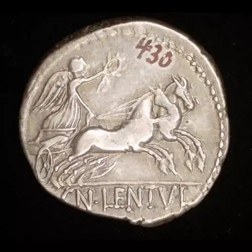Cn. Lentulus Clodianus, AR Denarius