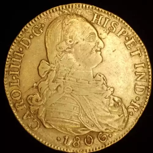 COLOMBIA Gold 8 ESCUDOS