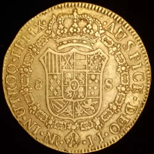 COLOMBIA Gold 8 ESCUDOS