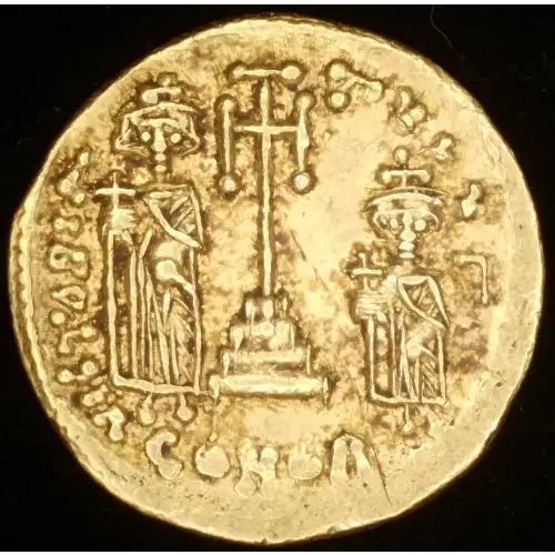 Constans II w/ Constantine IV, AV Solidus (2)