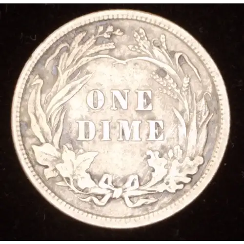 Dimes---Barber or Liberty Head 1892-1916 -Silver- 1 Dime (2)