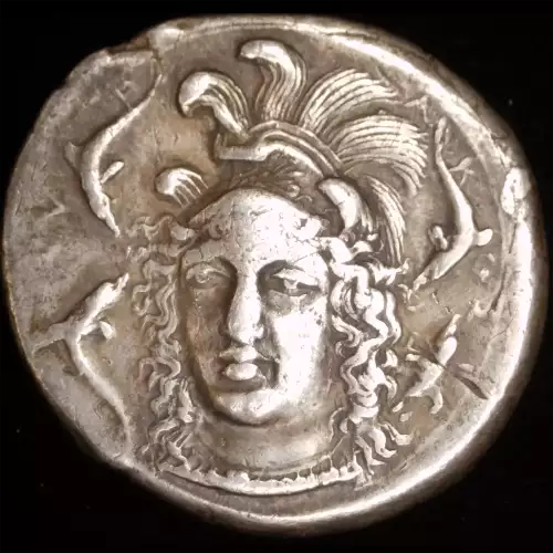Dionysios I, AR Drachm