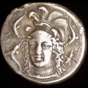 Dionysios I, AR Drachm