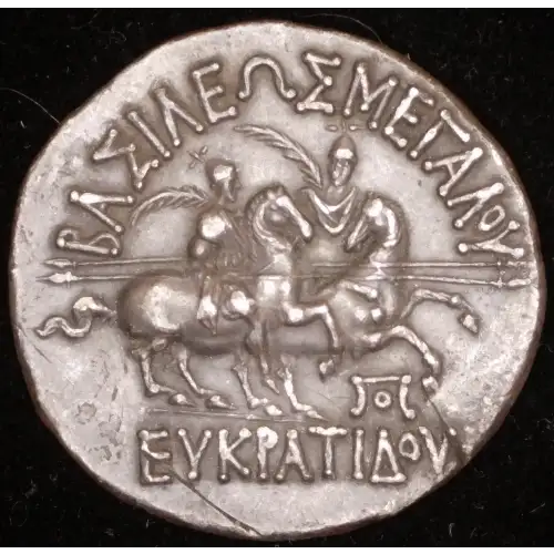 Eukratides I, AR Tetradrachm