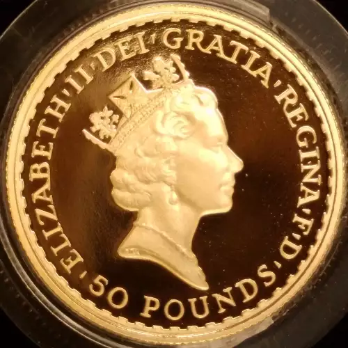Gold Britannia 1/2 oz 50 Pounds Proof