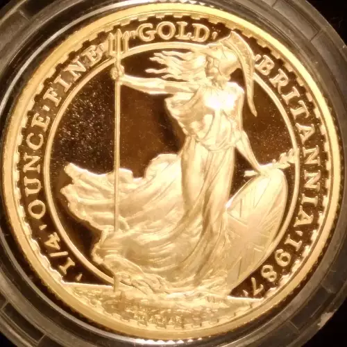 Gold Britannia 1/4 oz 25 Pounds Proof (2)