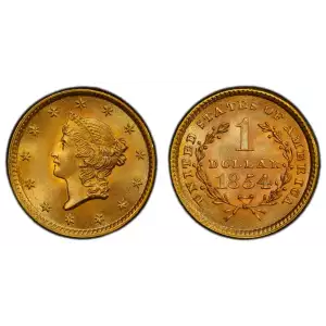 Gold Dollar (1849 - 1889) - Type 1
