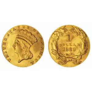 Gold Dollar (1849 - 1889) - Type 3