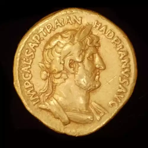 Hadrian, AV Aureus