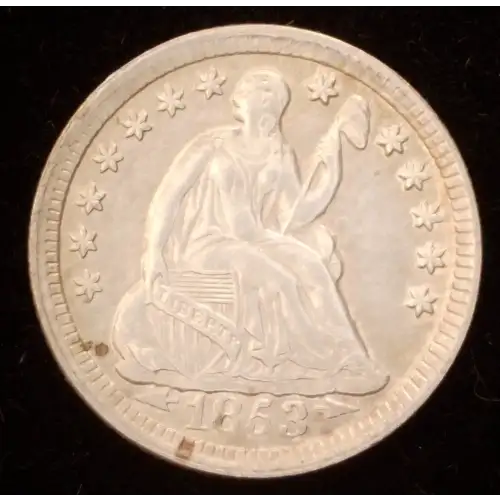 Half Dimes---Liberty Seated 1837-1873-Silver- 0.5 Dime (2)