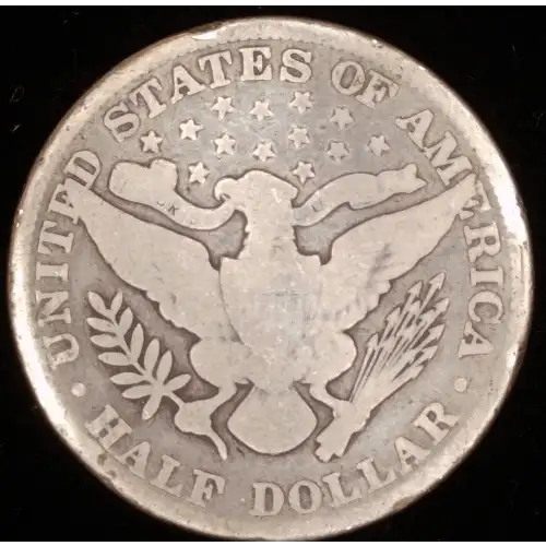 Half Dollars---Barber 1892-1915 -Silver- 0.5 Dollar (2)