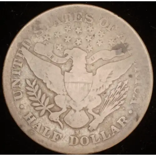 Half Dollars---Barber 1892-1915 -Silver- 0.5 Dollar (2)