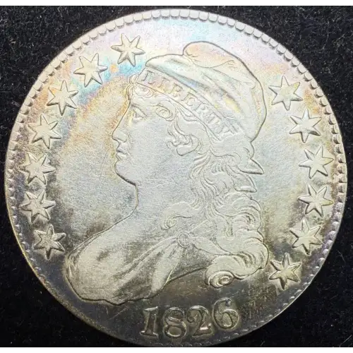Half Dollars---Capped Bust, Lettered Edge 1807-1836 -Silver- 0.5 Dollar (2)