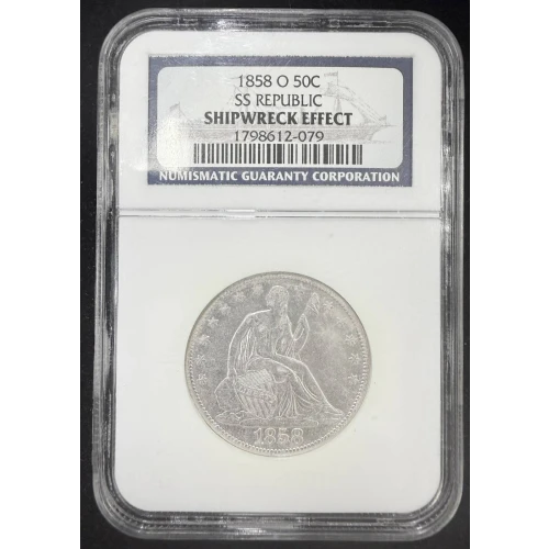 Half Dollars---Liberty Seated 1839-1891 -Silver- 0.5 Dollar (4)