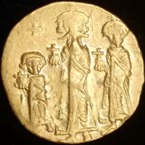 Heraclius, Heraclius Constantine, & Heraclonas, AV Solidus