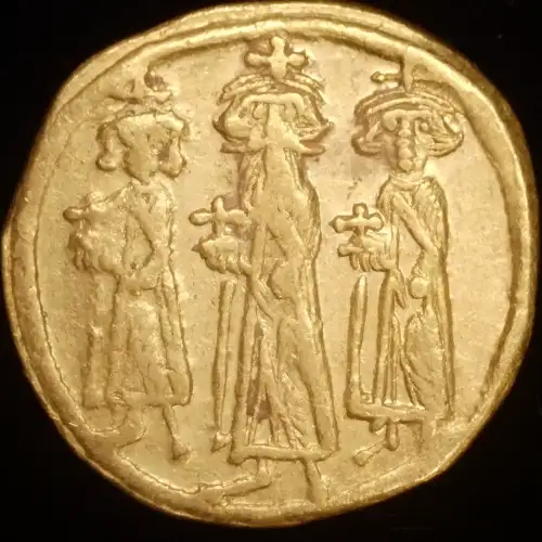 Heraclius, Heraclius Constantine, & Heraclonas, AV Solidus