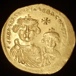 Heraclius w/ Heraclius Constantine, AV Solidus