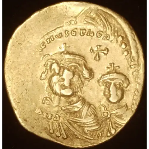 Heraclius w/ Heraclius Constantine, AV Solidus