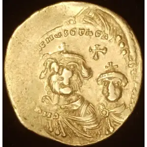 Heraclius w/ Heraclius Constantine, AV Solidus