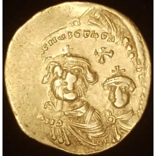 Heraclius w/ Heraclius Constantine, AV Solidus