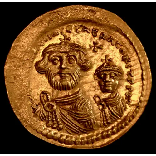 Heraclius w/ Heraclius Constantine, AV Solidus