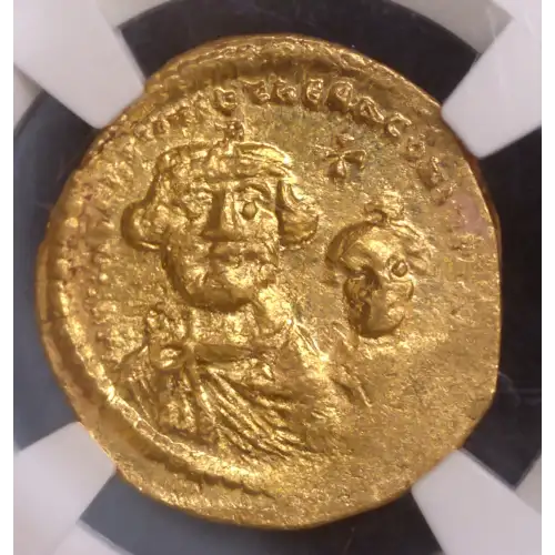 Heraclius w/ Heraclius Constantine, AV Solidus