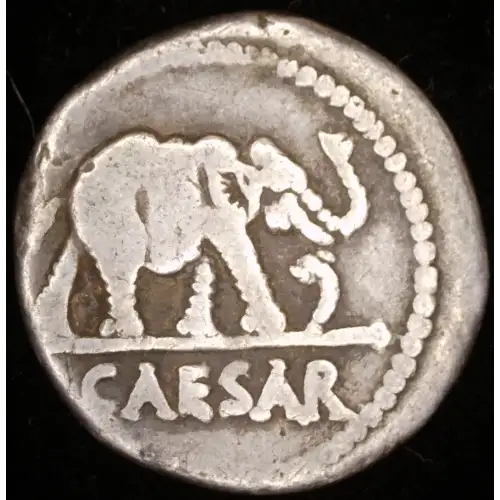 Julius Caesar, AR Denarius