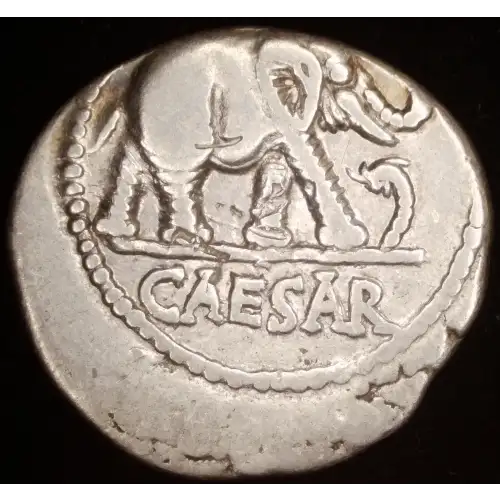Julius Caesar, AR Denarius