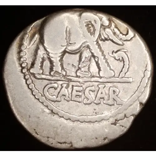 Julius Caesar, AR Denarius