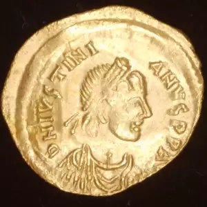 Justinian I, AV Tremissis